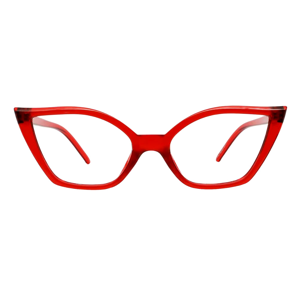Reading Glasses for Women Oversized Prescription Magnifying Eyeglasses Frames Cat Eye Decorative Eyewear Trendy Retro MAREAZZURO